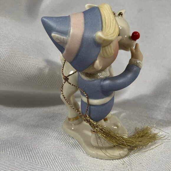 Lenox Rudolph's Glowing Friendship Ornament - Picture 5 of 6